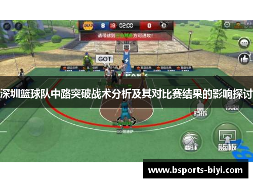 深圳篮球队中路突破战术分析及其对比赛结果的影响探讨